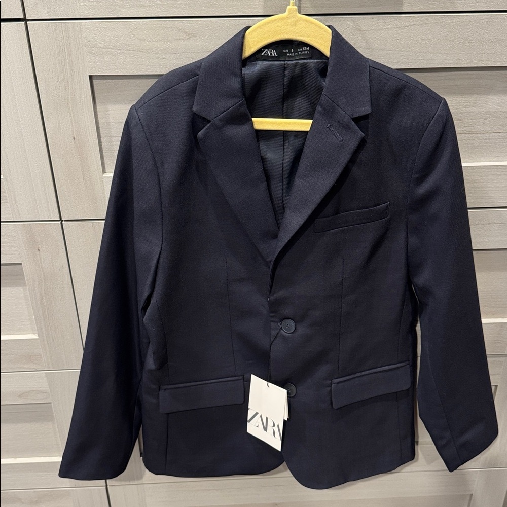 Zara boys Dark Blue navy blazer